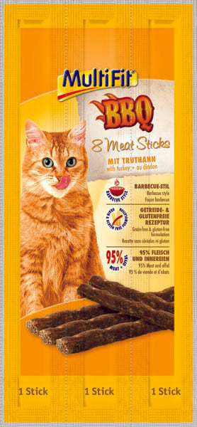 BBQ Meat Stickskalkun 8x5 g