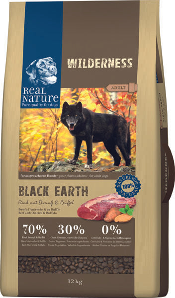Adult Wilderness Black Earth okse, struds & bøffel 12 kg
