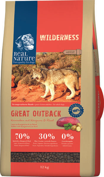 Adult Wilderness Great Outback kanin, kænguru & okse 12 kg