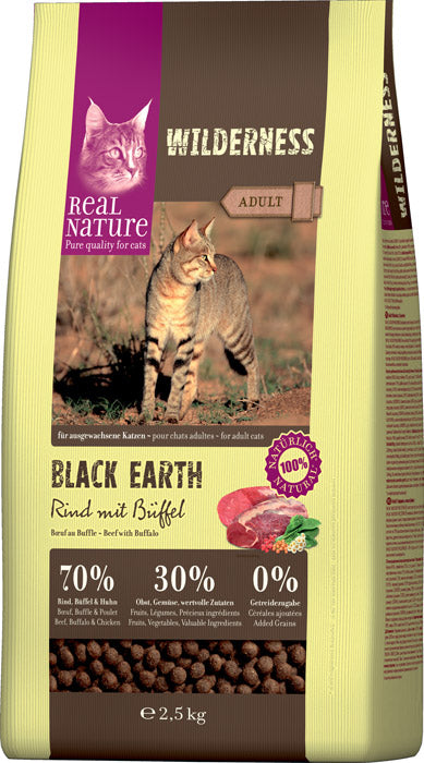 Adult Wilderness Black Earth okse & bøffel 2,5 kg