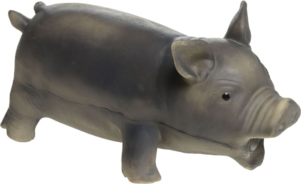 Latexlegetøj gris large 23 cm ass. farver