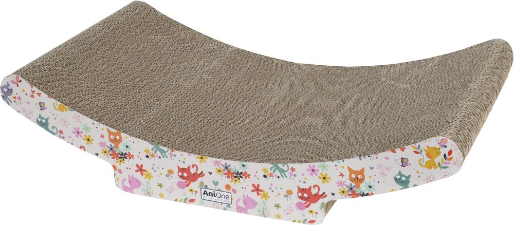 Kradsebræt vippe 45 x 24 x 10 cm brun