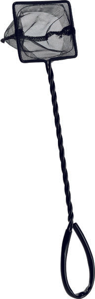 Grovmasket net 6,5 x 7,5 cm sort