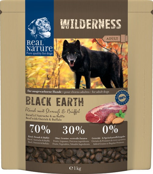 Adult Wilderness Black Earth okse, struds & bøffel 1 kg