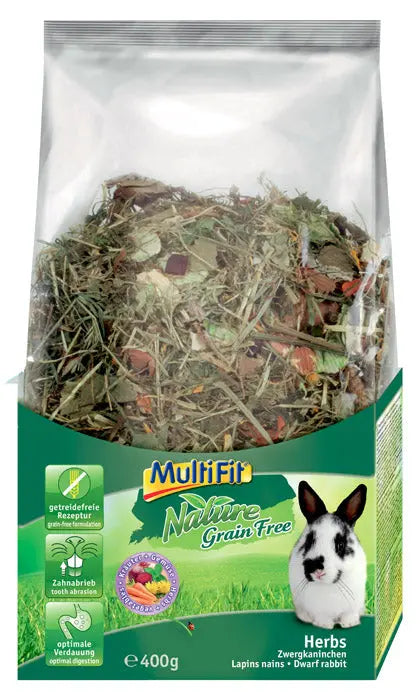 Dværg kanin foder kornfri 400 g - Maxi Zoo Danmark