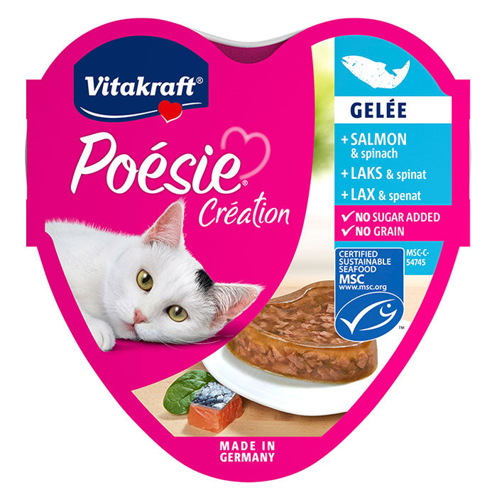 Adult Poésie Création Gelé, alu-bakke laks & spinat 85 g