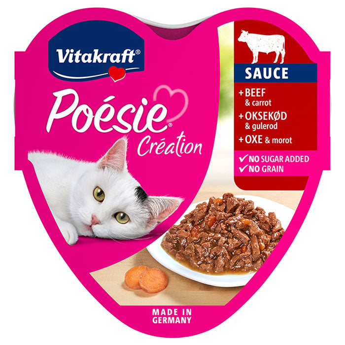 Adult Poésie Création sauce, alu-bakke oksekød & gulerod 85 g