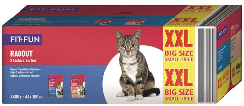 Adult Ragout, menuboks pouch Fisk 2 varianter 44x100 g