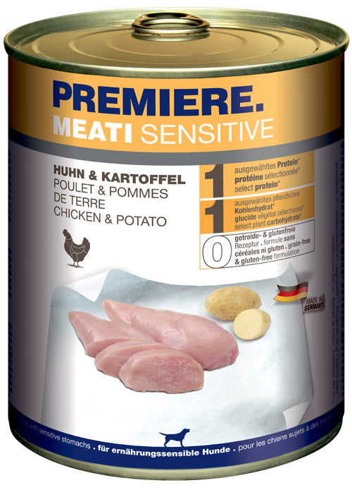 Adult Meati Sensitive, dåse kylling & kartoffel 800 g