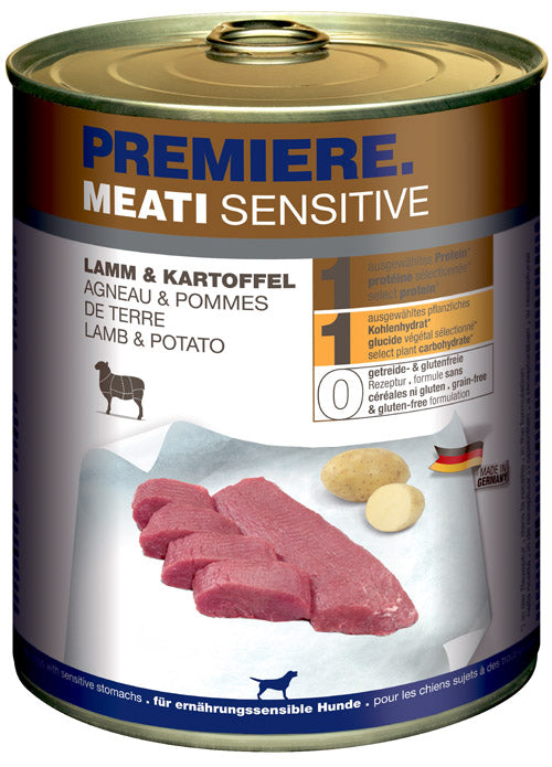 Adult Meati Sensitive, dåse lam & kartoffel 800 g