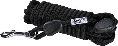 Sporline m/løkke rund 10 m sort