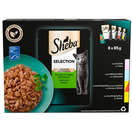 Adult Selection Sauce menu pou 4 varianter 8x85 g