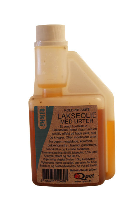 Lakseolie med urter 250 ml