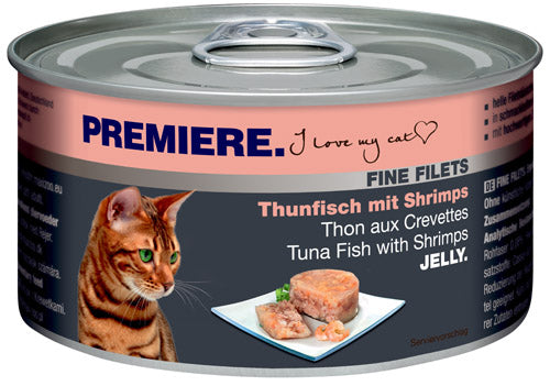 Adult Fine Filets Jelly, dåse tun & rejer 100 g