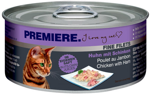 Adult Fine Filets, dåse kylling & skinke 80 g