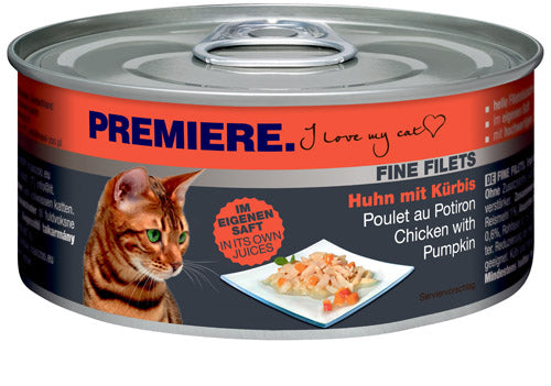 Adult Fine Filets, dåse kylling & græskar 80 g