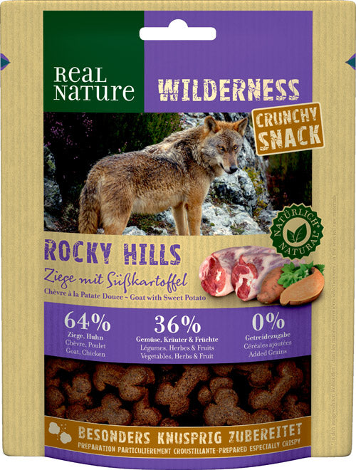 Adult Wilderness Rocky Hills snack ged & kartoffel 225 g