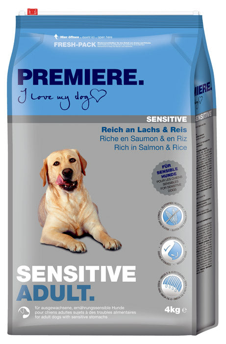 Adult Sensitive laks & ris 4 kg