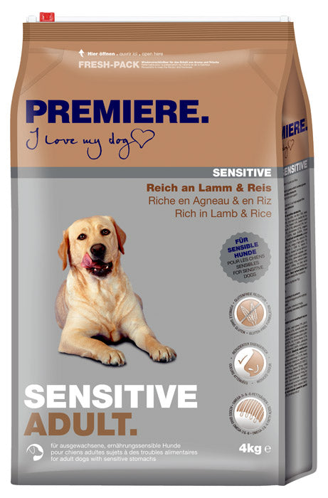 Adult Sensitive lam & ris 4 kg