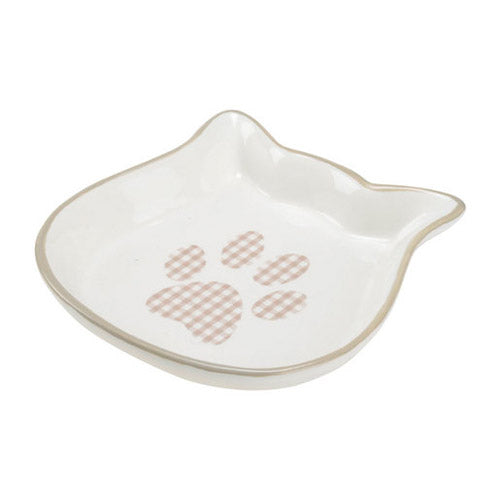 Keramik platte Karo Paw 200 ml beige