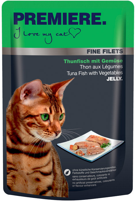 Adult Fine Filets Jelly, pouch tun & grøntsager 100 g