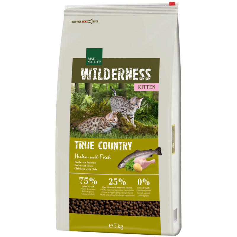 Kitten Wilderness True Country kylling & fisk 7 kg
