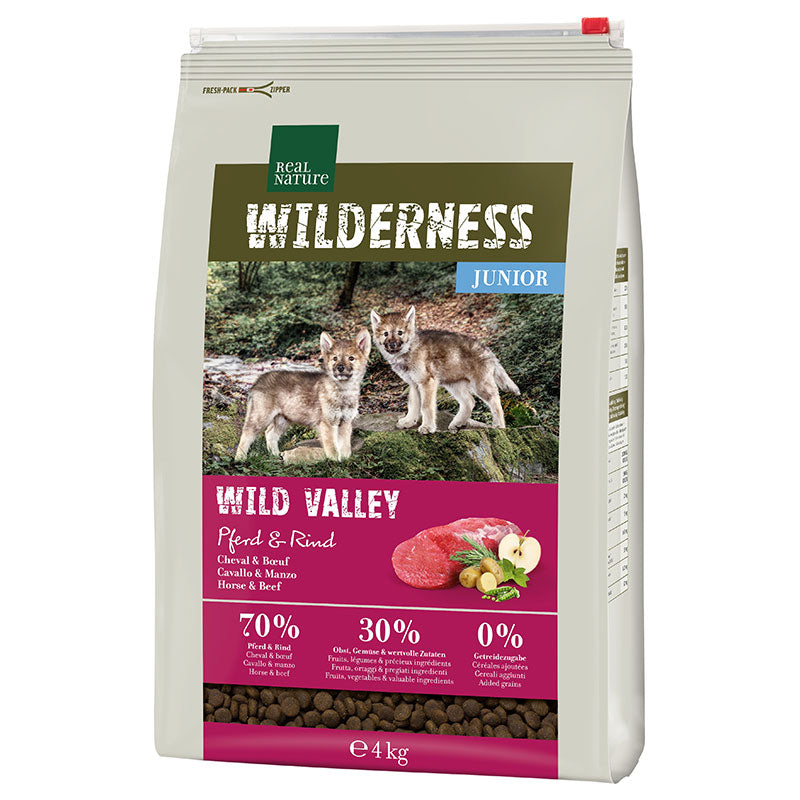 Junior Wilderness Wild Valley hest & okse 4 kg