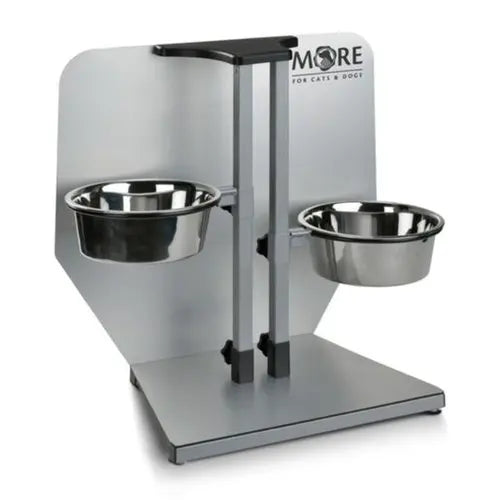 Foderbar justerbar m/skåle 2 x 2200ml - Maxi Zoo Danmark