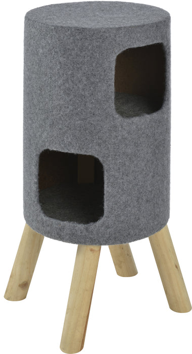 Kattehule Blake Ø 35x70 cm grå/hvid