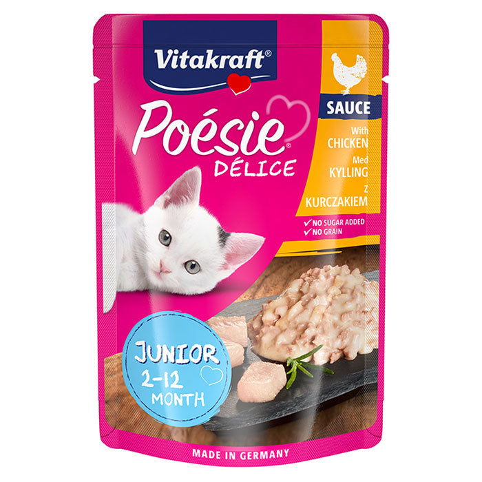 Junior Poésie Délice Sauce, pouch kyllingefilet 85 g