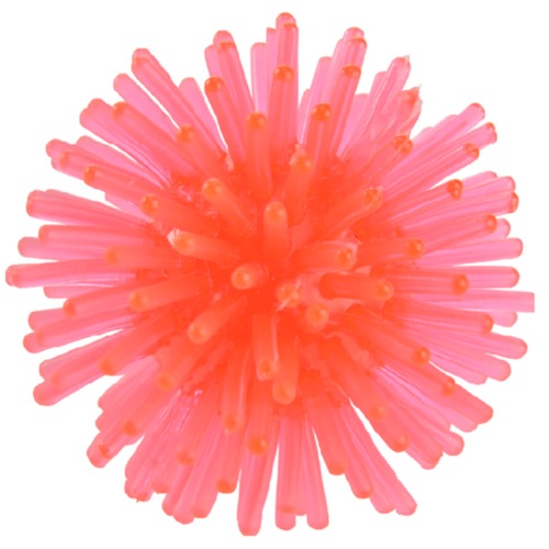 Kattelegetøj pindsvinebold 4 stk/pk 5 cm ass farve