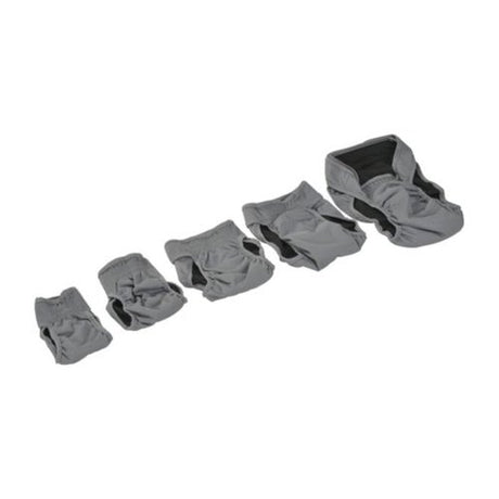 Vaskbart løbetidsbuks med indsyet indlæg L grå