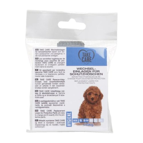 Hygiejne indlæg løbetidsbuks XS/S/S-M 10 stk