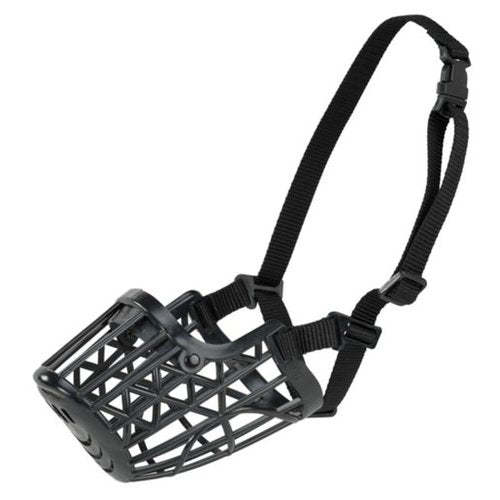 Plastik mundkurv Sort