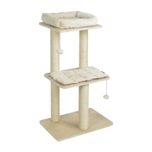 Kradsemiljø Lilly m/2platforme 60x40x105cm beige