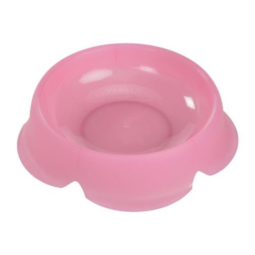Plastikskål Flower 200 ml pink