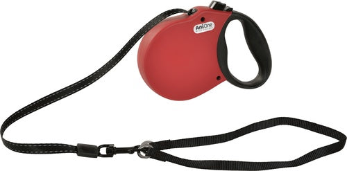 Hundeline Soft Belt Rød