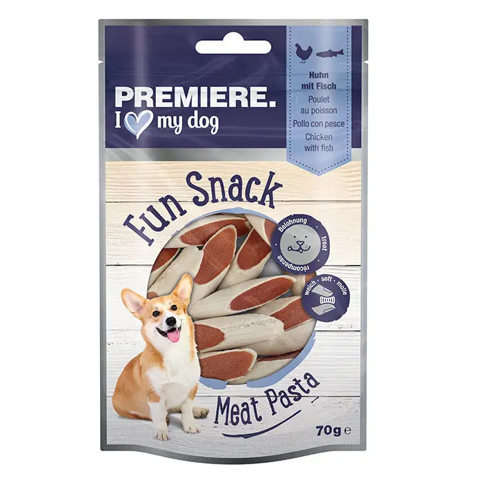 Meat Pasta kylling & laks 70 g - Maxi Zoo Danmark