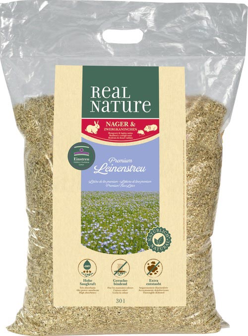 Hør strøelse 30 l / 3,5 kg