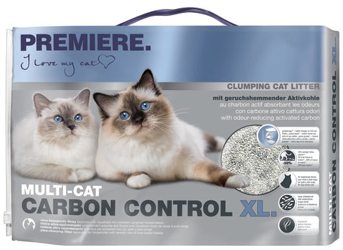 Kattegrus Carbon Control XL klumpende 10,5 kg/12 l