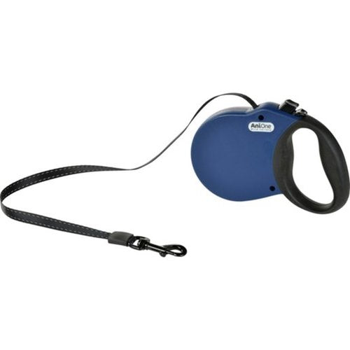 Hundeline Soft Belt large 5 m <44 kg blå