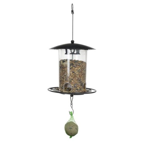 Foderautomat plexi glas 18x18x18,5 cm