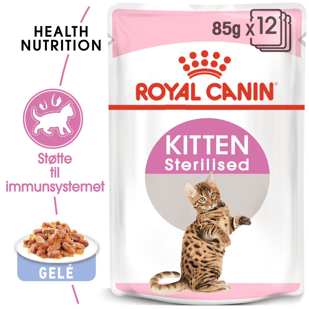 Kitten Jelly menuboks pouch sterilised 12 x 85 g