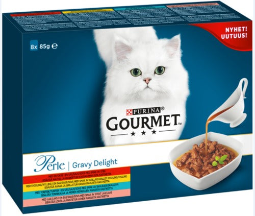 Adult menuboks, pouch Gravy delight 8 x 85 g