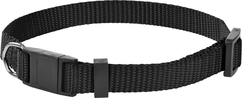 Nylonhalsbånd 19-30 cm sort - Maxi Zoo Danmark