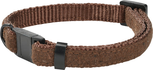 Kattehalsbånd Filt 19-30 cm brun