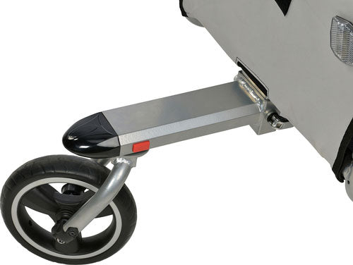 Cykeltrailer op til 30 kg grå/blå
