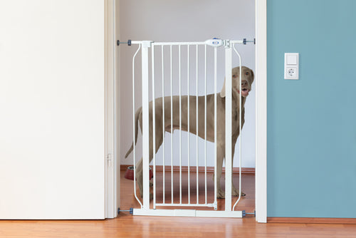 Pet Gate Høj 104x74-93 cm hvid
