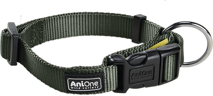 Nylonhalsbånd Classic Grøn