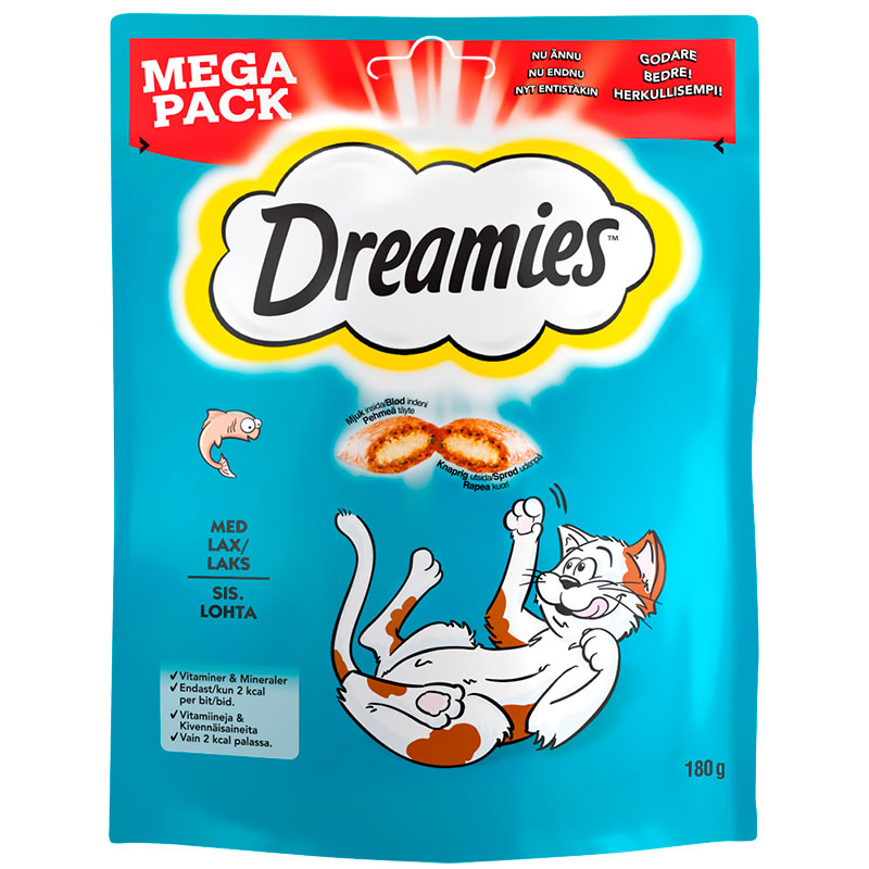 Adult dreamies laks 180 g